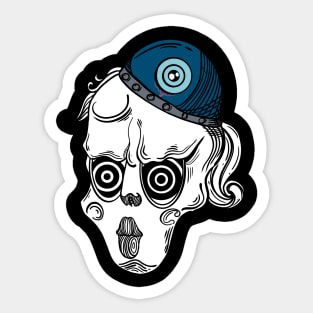 Clown Design Sticker